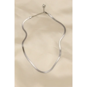 USLUCAN ALIŞVERİŞ 316L Çelik Silver Renk 45 cm İtalyan Zincir Model Kadın Kolye