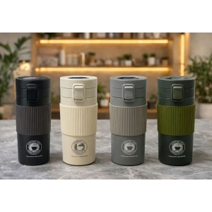 USLUCAN ALIŞVERİŞ 350 ml Paslanmaz Çelik Dereceli Termos Mug Bardak