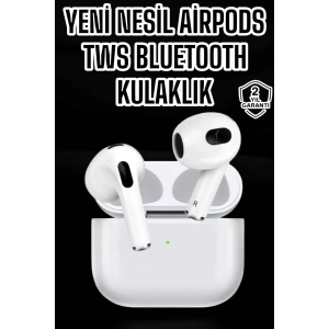 USLUCAN ALIŞVERİŞ 3.Nesil TWS Bluetooth Kulaklık Mikrofonlu ANC Özelliği Dokunmatik Kontrol