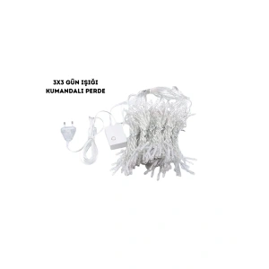 USLUCAN ALIŞVERİŞ 3X3 GÜNIŞIĞI KUMANDALI PERDE