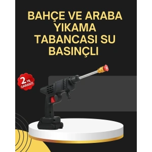 USLUCAN ALIŞVERİŞ 48V Şarjlı Basınçlı Yıkama Tabancası Köpük ve Çift Nozul 2025 Model
