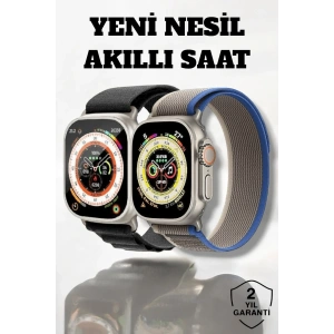 USLUCAN ALIŞVERİŞ 49MM Ekranlı, Kan Basıncı ve Adımsayar Özellikli Bluetooth Akıllı Saat