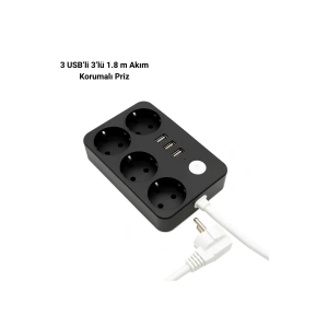USLUCAN ALIŞVERİŞ 4’lü Priz U314