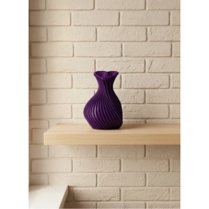 USLUCAN ALIŞVERİŞ 5 cm Mor Kalp Formlu Mini Vazo Modern Mini Dekor Ürünü