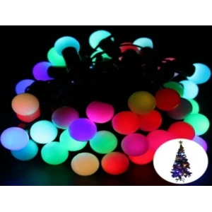 USLUCAN ALIŞVERİŞ 5 Metre 28 Mini Top RGB Led Siyah Kablo