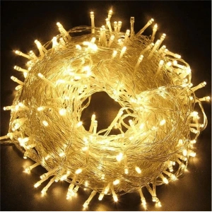 USLUCAN ALIŞVERİŞ 5m 30 Led Gün ışığı 2 Kademeli Şeffaf Kablo