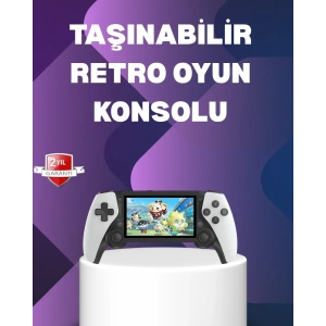 USLUCAN ALIŞVERİŞ 64GB Hafızalı Emülatör Destekli Oyun Konsolu