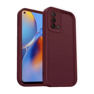 USLUCAN ALIŞVERİŞ A74 4G Kılıf Viera Silikon - Bordo