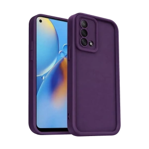 USLUCAN ALIŞVERİŞ A74 4G Kılıf Viera Silikon - Mürdüm