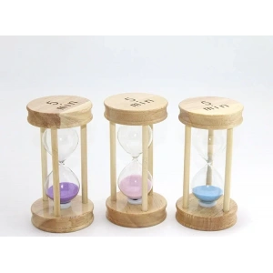 USLUCAN ALIŞVERİŞ Ahşap Kum Saati 5 DK
