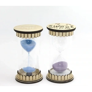 USLUCAN ALIŞVERİŞ Ahşap Kum Saati Model 2