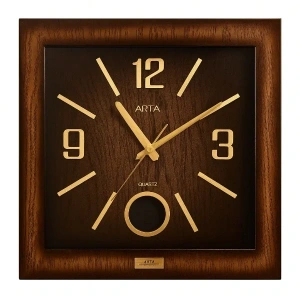 USLUCAN ALIŞVERİŞ Ahşap Tasarımlı Duvar Saati