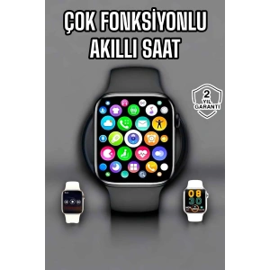 USLUCAN ALIŞVERİŞ Akıllı Saat Amoled Ekran GPS ve Uyku Takibi Bluetooth Bağlantılı