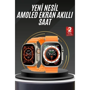 USLUCAN ALIŞVERİŞ Akıllı Saat Android ve İOS Uyumlu 49 MM NFC Özelliği GPS Takibi