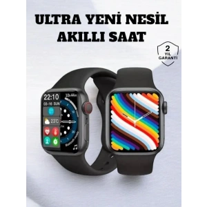 USLUCAN ALIŞVERİŞ Akıllı Saat iOS ve Android ile Uyumlu Şık ve Çok Fonksiyonlu