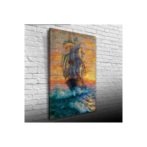 USLUCAN ALIŞVERİŞ Amiral Gemisi Canvas Tablo (50x70)