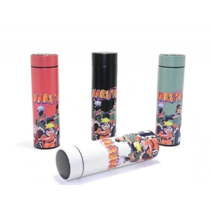 USLUCAN ALIŞVERİŞ Anime Baskılı Dijital Göstergeli Termos 500 ml Model 3