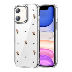 USLUCAN ALIŞVERİŞ Apple iPhone 11 Fiyonk Desenli Kapak - Desen 6