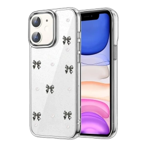 USLUCAN ALIŞVERİŞ Apple iPhone 11 Fiyonk Desenli Kapak - Desen 8