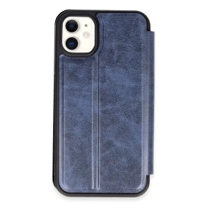 USLUCAN ALIŞVERİŞ Apple iPhone 11 Kılıf Flip Cover - Lacivert