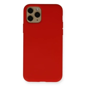 USLUCAN ALIŞVERİŞ Apple iPhone 11 Pro Kılıf Nano içi Kadife Silikon - Kırmızı