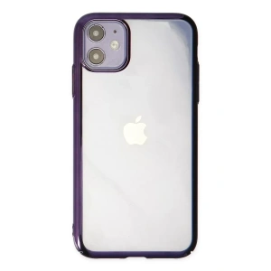 USLUCAN ALIŞVERİŞ Apple iPhone 12 Kılıf Element Silikon - Mor
