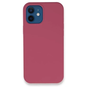 USLUCAN ALIŞVERİŞ Apple iPhone 12 Kılıf Lansman Legant Silikon - Fuşya
