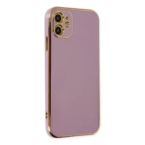 USLUCAN ALIŞVERİŞ Apple iPhone 12 Kılıf Volet Silikon - Mor