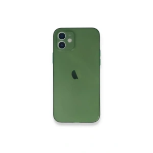 USLUCAN ALIŞVERİŞ Apple iPhone 12 Mini Kılıf PP Ultra İnce Kapak - Yeşil