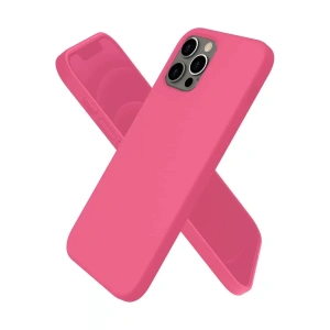 USLUCAN ALIŞVERİŞ Apple iPhone 12 Pro Kılıf First Silikon - Pembe