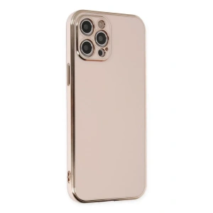 USLUCAN ALIŞVERİŞ Apple iPhone 12 Pro Kılıf Volet Silikon - Pembe