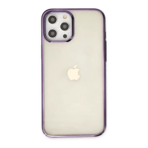 USLUCAN ALIŞVERİŞ Apple iPhone 12 Pro Max Kılıf Element Silikon - Mor