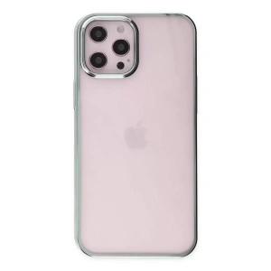 USLUCAN ALIŞVERİŞ Apple iPhone 12 Pro Max Kılıf Element Silikon - Yeşil