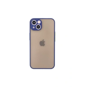 USLUCAN ALIŞVERİŞ Apple iPhone 13 Mini Kılıf Montreal Silikon Kapak - Lacivert