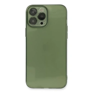 USLUCAN ALIŞVERİŞ Apple iPhone 13 Pro Kılıf Fly Lens Silikon - Yeşil
