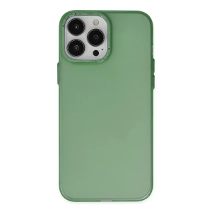 USLUCAN ALIŞVERİŞ Apple iPhone 13 Pro Kılıf Modos Metal Kapak - Koyu Yeşil