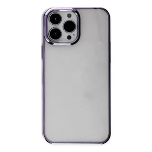 USLUCAN ALIŞVERİŞ Apple iPhone 13 Pro Max Kılıf Element Silikon - Mor