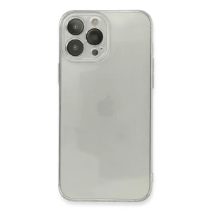 USLUCAN ALIŞVERİŞ Apple iPhone 13 Pro Max Kılıf Fly Lens Silikon - Şeffaf