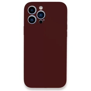 USLUCAN ALIŞVERİŞ Apple iPhone 13 Pro Max Kılıf Lansman Legant Silikon - Bordo