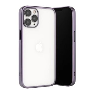 USLUCAN ALIŞVERİŞ Apple iPhone 13 Pro Max Kılıf Lensli Silikon - Mor