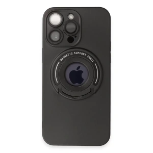 USLUCAN ALIŞVERİŞ Apple iPhone 13 Pro Max Kılıf Lukka Magneticsafe Kapak - Siyah