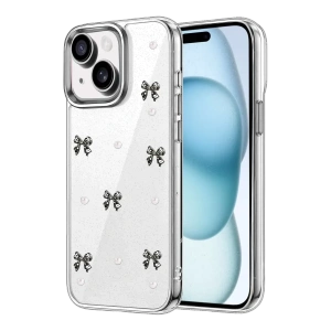 USLUCAN ALIŞVERİŞ Apple iPhone 14 Fiyonk Desenli Kapak - Desen 8