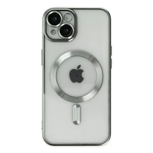 USLUCAN ALIŞVERİŞ Apple iPhone 14 Kılıf Kross Magneticsafe Kapak - Gümüş