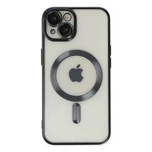 USLUCAN ALIŞVERİŞ Apple iPhone 14 Kılıf Kross Magneticsafe Kapak - Siyah