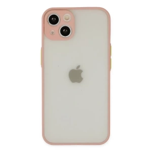 USLUCAN ALIŞVERİŞ Apple iPhone 14 Kılıf Montreal Silikon Kapak - Pembe