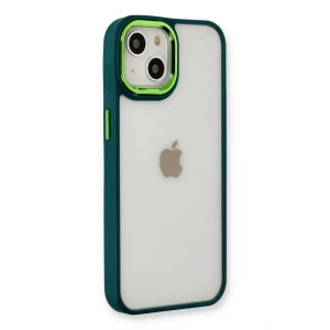 USLUCAN ALIŞVERİŞ Apple iPhone 14 Plus Kılıf Dora Kapak - Haki Yeşil