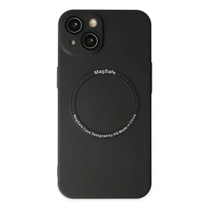 USLUCAN ALIŞVERİŞ Apple iPhone 14 Plus Kılıf Jack Magneticsafe Lens Silikon - Siyah