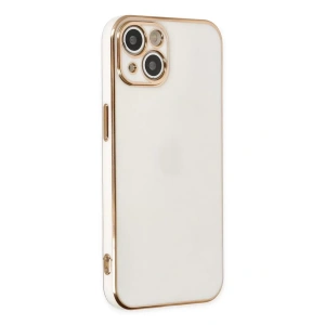 USLUCAN ALIŞVERİŞ Apple iPhone 14 Plus Kılıf Volet Silikon - Beyaz
