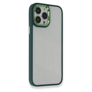 USLUCAN ALIŞVERİŞ Apple iPhone 14 Pro Kılıf Dora Kapak - Haki Yeşil