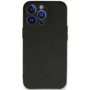 USLUCAN ALIŞVERİŞ Apple iPhone 14 Pro Kılıf First Silikon - Siyah